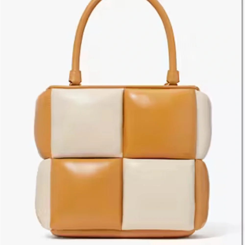 Kate Spade Boxy Colorblocked Tote Satchel Crossbody